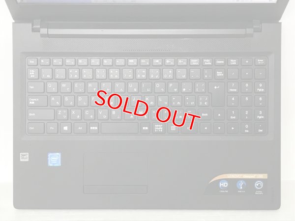画像3:  Lenovo IdeaPad 100-15IBD(Celeron-3215U 1.7GHz/4GB/500GB/DVDRW/Wi-Fi/Webカメラ/Windows10 Home/15.6インチ)