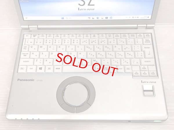 画像4: Panasonic Let's note CF-SZ6RDEVS (Core i5-7300U 2.6GHz/8GB/SSD 128GB/Wi-Fi/Webカメラ/Window11 Pro/12.1インチ)