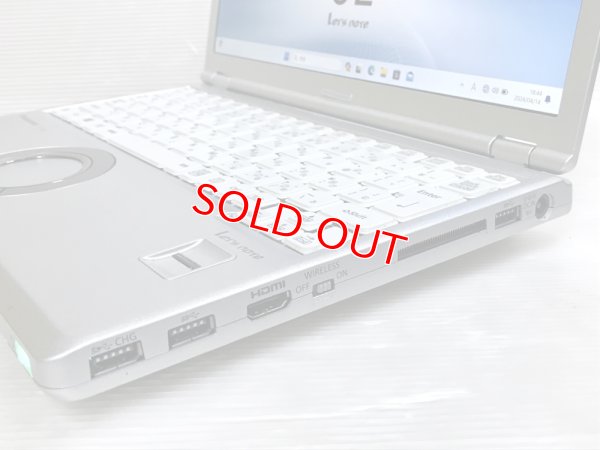 画像7: Panasonic Let's note CF-SZ6RDEVS (Core i5-7300U 2.6GHz/8GB/SSD 128GB/Wi-Fi/Webカメラ/Window11 Pro/12.1インチ)