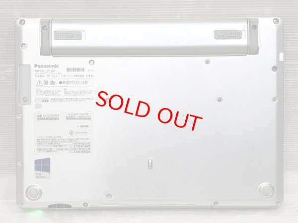 画像6: Panasonic Let's note CF-SZ5VDFVS (Core i3-6100U 2.3GHz/4GB/SSD 128GB/Wi-Fi/Webカメラ/Window10 Pro/12.1インチ)