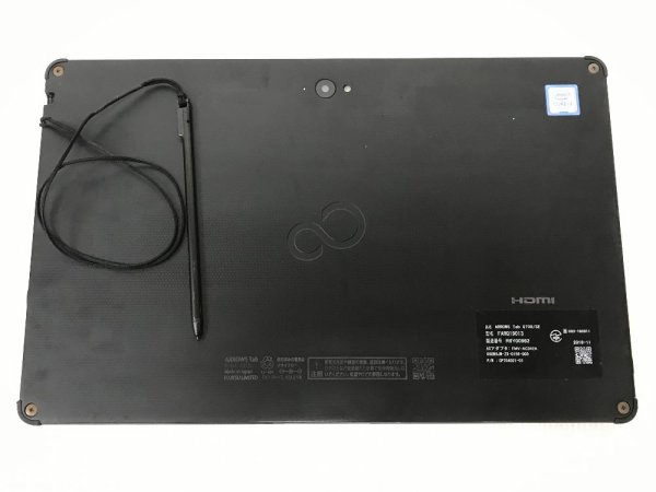 画像2: 富士通 ARROWS Tab Q738/SE (Core i3-7130U 2.7GHz/4GB/SSD 128GB/Wi-Fi/Webカメラ/Windows11 Home/13.3インチ)