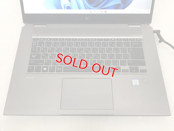 画像3: HP ZBOOK STUDIO G5 (Core i7-8750H 2.2Ghz/16GB/NVMe 512GB/Wi-Fi/Webカメラ/Windows11 Pro/15.6インチ)