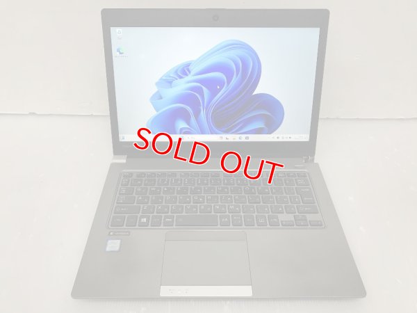 画像1: 東芝 RZ63/NS (Core i7-8550U 1.8GHz/16GB/SSD 512GB/Wi-FiWebカメラ/Windows 11 Pro/13.3インチ)