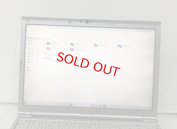 画像8: Panasonic Let's note CF-SV7RDCVS (Core i5-8350U 1.7GHz/8GB/SSD 256GB/Wi-Fi/Webカメラ/Window11 Pro/12.1インチ)