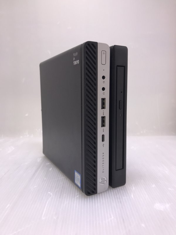 画像1: HP ELITEDESK800G5DM (Core i5-9500T 2.2GHz/8GB/SSD 256GB/DVDマルチ/Wi-Fi/Windows11 Pro) ウルトラスリム