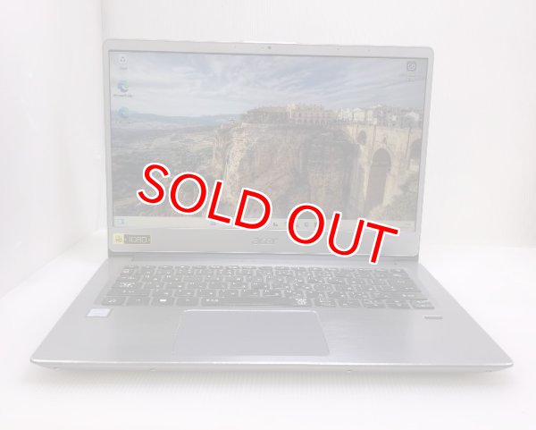 画像1: Aser SF314-56-N78U/SF (Core i7-8565U 1.8GHz/8GB/SSD 256GB/Wi-Fi/Webカメラ/14inch/Windows11 Home) (1)