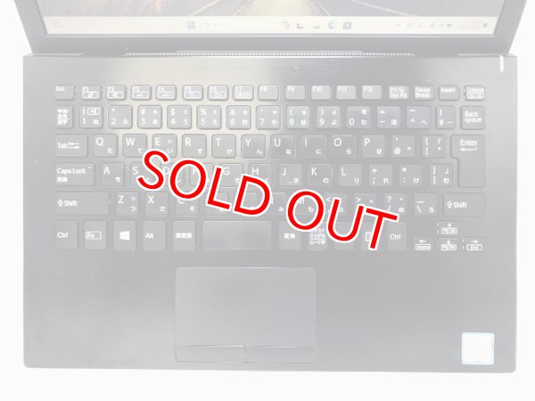 画像3: VAIO VJPF11C12N (Core i5-8250U 1.6GHz/8GB/SSD 256GB/Wi-Fi/Webカメラ/Windows11 Pro/11.6インチ) (3)