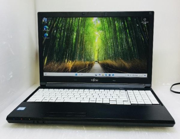 画像1: 富士通 LIFEBOOK A748/TX (Core i3-8130U 2.2GHz/8GB/500GB/Wi-Fi/DVDマルチ/Windows11 Pro/15.6インチ) (1)