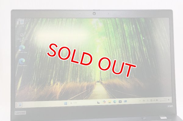 画像2: Lenovo ThinkPad X395 (AMD Ryzen5 2.1GHz/8GB/SSD 256GB/Wi-Fi/Webカメラ/Windows11 Pro/13.3インチ) (2)