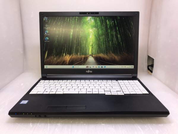 画像1: 富士通 LIFEBOOK A579/BX (Core i5-8265U 1.6GHz/8GB/SSD 256GB/DVDマルチ/Wi-Fi/Webカメラ/Windows11 Pro/15.6インチ) (1)