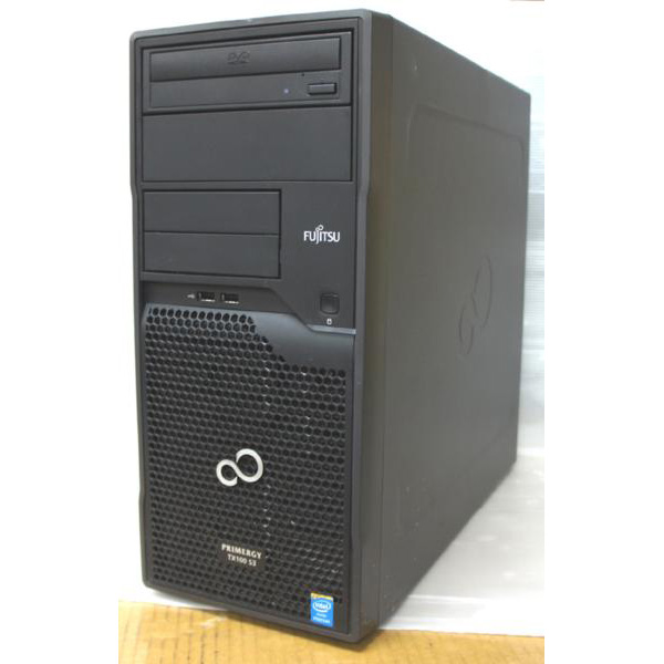 ○ミニタワー型 Linuxサーバー 富士通 PRIMERGY TX100 S3 (Pentium ...