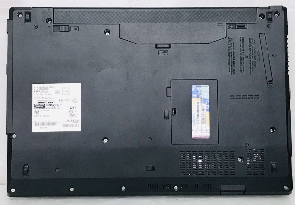 富士通 LIFEBOOK 15インチ Core i7 8GB SSD 2015
